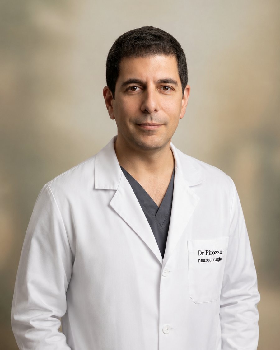 El Dr. Mariano Pirozzo, neurocirujano